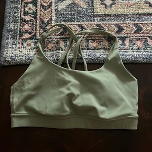 Lululemon green energy bra sz 6